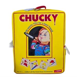 Loungefly Chucky Good Guys Yellow Mini Backpacl Nwt